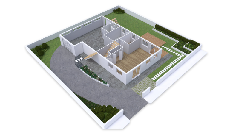 3D Real Estate Floor Plan by AgentUp
